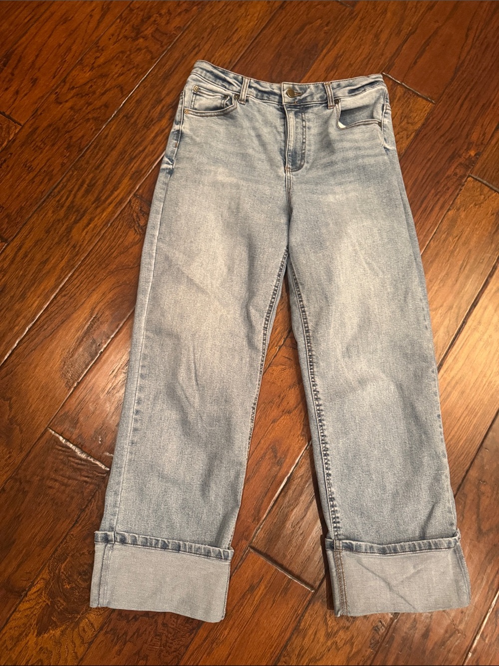 Oat New York cuffed jeans size 8/29 26” inseam